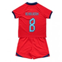 England Jordan Henderson #8 Auswärts Trikotsatz Kinder WM 2022 Kurzarm (+ Kurze Hosen)